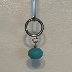Silpada Howlite Sterling Silver Charm